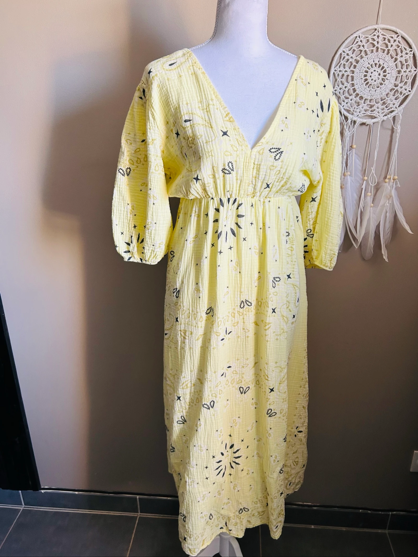 Bohemian cotton gauze dress – photo 2